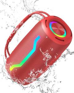 lot 14272 image: PUREMIC Portable Bluetooth Speaker with Light, Waterproof Karaoke Machine for Adults & Kids, Loud Sound and Deep Bass, Up to 8H Playtime, Support BluetoothAUXUSB for Home, Party, Outdoor and Travel