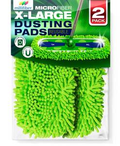 lot 14328 image: Millifiber X-Large Dust Mop Refill for Swiffer XL Mop (2 Pack) - Microfiber Pet Heavy Duty Dry Refills (Handle is Not Included)