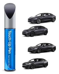 lot 18230 image: TESLAUNCH Stealth Grey (PN01) Touch Up Paint for Tesla for Model 3YSX - OEM Original Touch Up Paint Pen for Tesla Scratches Repair (Stealth Grey(PN01))