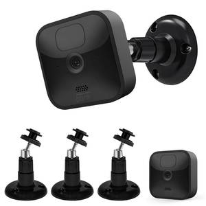 lot 18256 image: Blink Outdoor Camera Mount, 360 Degree Adjustable IndoorOutdoor Wall Mount Bracket for Blink Home Security System Black 3 Pack