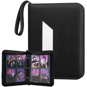 lot 19532 image: Photocards Binder 400 Pockets Album Photo Card Holder Collection Merch for Army Fans Gifts