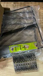 lot 19561 image: Stainless Steel Clothes Drying Rack with Multiple Clips