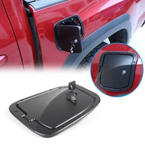 lot 20276 image: HAPPYHORSE Fuel Tank Cap Replacement Anti-theft Lock Cap Compatible with Toyot Tacoma 2016-2022 Automotive Fuel Tank Gas Filling Cap Decoration, Gas Tank Door Cap with Lock, BSDVO9GH