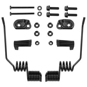 lot 20279 image: silenzioso Spring Style, Rail Mount Ice Scratchers for Ski-Doo, Snowmobile Ice Scrtchers Kit Replaces OEM#860201728, 860201140, 860201761