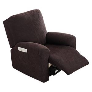 lot 20309 image: Moiubik Recliner Chair Covers Elastic Recliner Cover Soft and Comfortable with Pockets Washable and not Easily Furniture Protector for Kids Pets