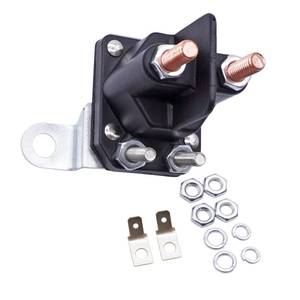 lot 20333 image: HABIIID Lawn Tractor Starter Solenoid MIU10981 782-1201-210-20 Compatible with John Deere X300 X304 X320 X360 Blade 44 Deck 42