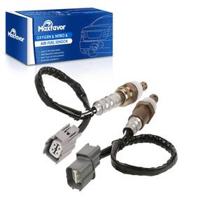 lot 20369 image: MAXFAVOR 234-9005 234-4125 Upstream & Downstream O2 Oxygen Sensor Replacement for 2002 2003 2004 Honda CR-V EX LX Base L4 2.4L O2 Sensor OE# 15575 13706