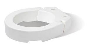 lot 1271 image: Hinged toilet seat riser carex