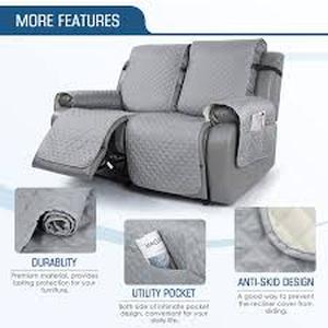 lot 19529 image: Couch Seat Cover Waterproof Protection Set (2 Seater)