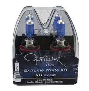 lot 20339 image: Hella Optilux Extreme White XB H11 Headlight Bulbs