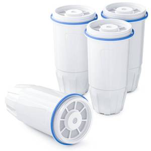 lot 857 image: BOGDA 4 Pack Water Filter Replacement Zero, 5-Stage Compatible with Zero Pitcher and Dispenser, Fit for Zero Filter Water Replacement Filters and ZR-001 ZR-017 ZR-004 - Retail $32