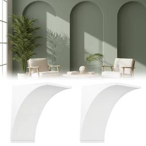 lot 913 image: SMALL DAMAGE SEE PHOTOS 2-Pack Round Doorway Arch Kit, Pre-Curved Drywall Form for Easy DIY Installation, Creates Half-Circle Top on Any Interior Doorway, Add Modern Rounded Corners to Your Home Decor(9x9x5) - Retail $38