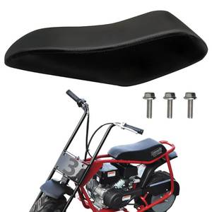 lot 923 image: QYMOTO 17 CC100X Seat, Upgraded Replacement Minibike Seat Cushion Pad Compatible with Coleman Mini Bike Parts Mini Bike Seat Accessories - Retail $30