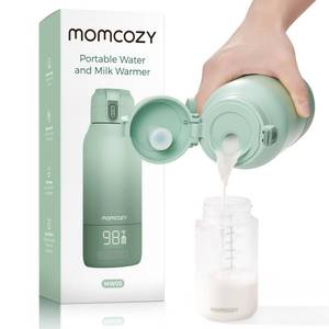 lot 946 image: Momcozy Portable Bottle Warmer for Travel �� Dual Heating Modes for Breast Milk & Water, Portable Milk Warmer with Fast Heating & Long Battery Life, 17 Ounces Large Capacity to Meet Your All-Day Needs - Retail $80