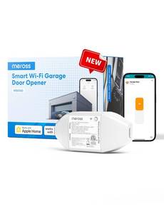 lot 953 image: meross Smart Garage Door Opener Remote, Compatible with Apple HomeKit, Amazon Alexa, Google Assistant, CarPlay and SmartThings, Enhanced Compatibility, New Version - Retail $70