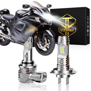 lot 972 image: VCSZKXLY Compatible for 1999-2007 Suzuki GSXR 1300 Hayabusa  2005 2006 Suzuki GSXR 1000 Headlights, H7 9005 Headligh Bulbs Conversion Kits, 6000K Bright White, 500% Brightness, 2-Pack - Retail $47