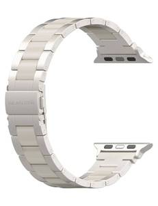 lot 981 image: Wearlizer Starlight Resin Compatible with Apple Watch Bands 38404142mm Womens, Wristbands Gold Stainless Steel Replacement Classic Strap Bracelet iWatch Series 11 10 9 8 7 6 5 4 3 SEUltra 3 2 1 - Retail $28