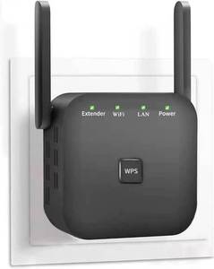 lot 20317 image: 2026 Fastest WiFi Extender, WiFi Repeater, WiFi Booster, Covers Up to 10000 Sq.ft and 80 Devices, Internet Booster - with Ethernet Port, Quick Setup, Home Wireless Signal Booster - Retail $20