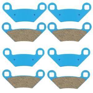 lot 20339 image: Youxmoto Ceramic Brake Pads Fit for Polaris Sportsman 450 500 XP 550 EPS Forest X2 570 800 850 1000-2009 2010 2011 2013 2014 2015 2019 2020 2022, 4 sets Front and Rear Brake Pads - Retail $25