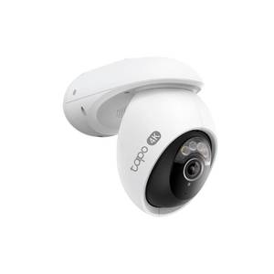 lot 20349 image: Tapo 4K 8MP Wired PanTilt Outdoor Security Camera, Free PersonVehicle Detect & 360° View, Color Night, Local AI, SDCloud Storage, Works wAlexa & Google Assistant, 2.4 GHz WiFi C560WS - Retail $95