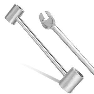 lot 20354 image: LENKEYREND Door Hinge Adjustment Tool, 14-19mm Hinges Gap Adjusting Wrench, Heavy Duty Door Hinge Repair Tool for Residential��Fire, Security, Cleanroom Doors, Ergonomic Design for Easy Repair - Retail $10