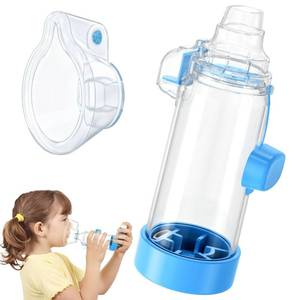 lot 20373 image: Ramixi Inhaler Spacer for Adult and Kids NESSI OTC SPACER (Bluekids) - Retail $17