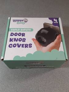lot 20403 image: Wappa Baby Child Safety Door Knob Covers 4 Pack - Retail $8