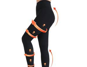 lot 20413 image: Medical Compression Pantyhose for Women & Men, 20-30mmHg Graduated Support Compression Tights Footless Medical Compression Stockings & Leggings for Edema, Varicose Veins, Swelling(Black,SM) - Retail $19