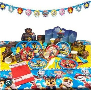 lot 12020 image: Paw Patrol Birthday Party Supply Kit