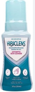 lot 12031 image: Hibiclens Antiseptic Skin Cleanser 8 fl oz, Lot  of 3
