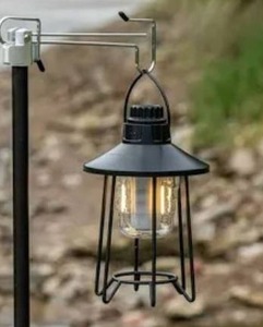 lot 12040 image: LED Camping Lantern with Hanging Hook