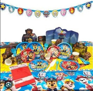 lot 12046 image: Paw Patrol Birthday Party Supply Kit