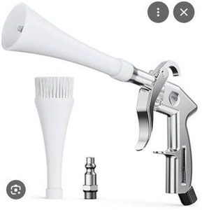 lot 12079 image: Air Blow Gun with Attachments and Fittings For Car Detailing