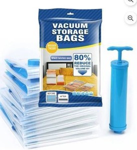 lot 12117 image: Vacuum Storage Bags, 11 Pieces, Assorted Sizes, 2 Packs