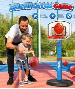lot 12191 image: Toddler Basketball Hoop Set