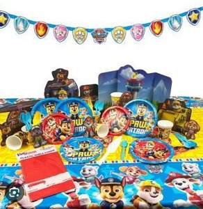 lot 12210 image: Paw Patrol Birthday Party Supply Kit