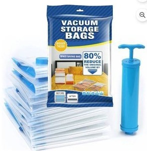 lot 12249 image: Vacuum Storage Bags, 11 Pieces, Assorted Sizes, 2 Packs