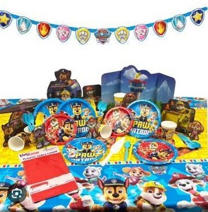 lot 12266 image: Paw Patrol Birthday Party Supply Kit
