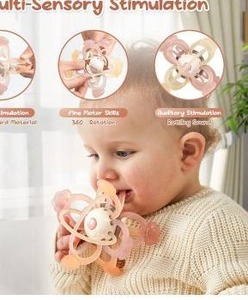 lot 12300 image: Baby Sensory Teething Ball Toy