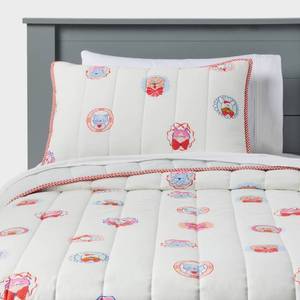 lot 9793 image: FullQueen Patisserie Pet Shoppe Kids Quilt Set - Pillowfort - Retail $60
