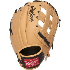 lot 9834 image: Rawlings 11.5 Youth Player Series Fielding Gloves Baseball Right-Handed Tan PVC - Retail $67