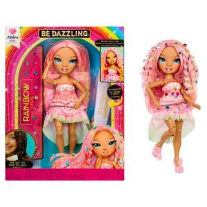 lot 9857 image: Rainbow High Be Dazzling Fashion Doll - Adeline Rose (Pink) - Retail $40