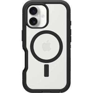 lot 9862 image: OtterBox iPhone 16 Defender Series Pro XT Case with MagSafe- Dark Side Solid Plastic Cover STICKER RESIDUE ON CASE - Retail $80