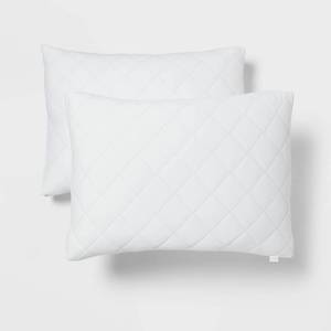 lot 9920 image: Standard Firm Machine Washable 2pk Cool Touch Bed Pillows White - Threshold - Retail $30