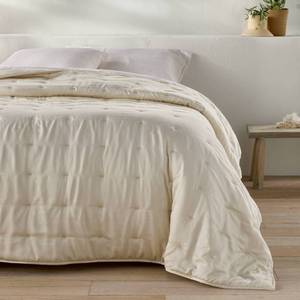 lot 9936 image: FullQueen Rayon from Bamboo Quilt Ivory - Casaluna - Retail $109