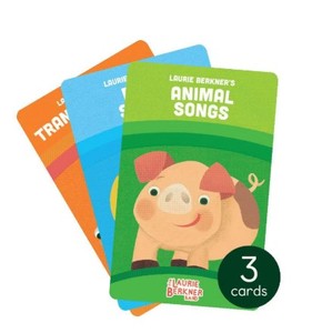 lot 9876 image: Yoto the Laurie Berkner Collection  3 Audio Cards - Retail $25