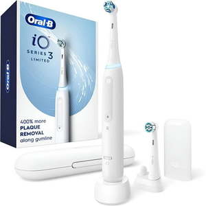 Oral-B iO Series 3 Electric Toothbrush with (2) Brush Heads - White - Retail: $140