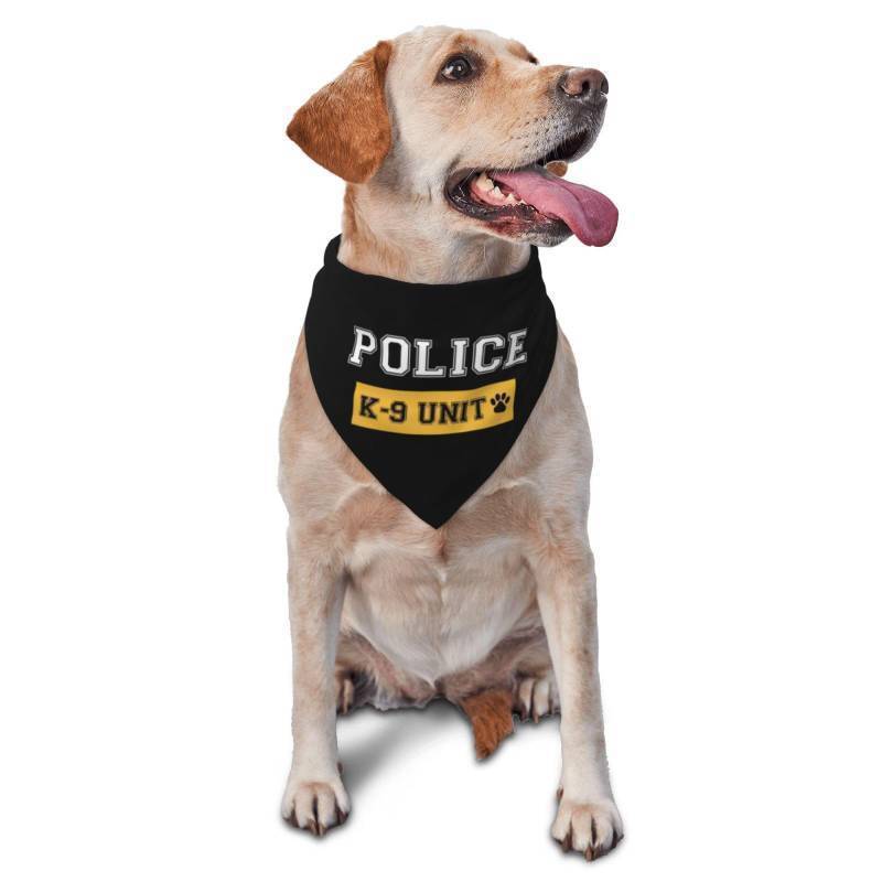 lot 61927 image: Costume Accessory Set Pet Dog Bandana, Costume Accessory Set Pet for Halloween Christmas Cosplay Role Play Party (K-9 Unit Police) - Retail $10