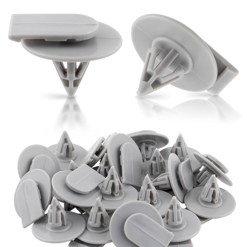 lot 14497 image: 20 PCS Wheel Arch Trim Clips, Grey Fender Fastener Rivet Retainers Replacement for Mini Copper R50 R52 R53 R56 Replacement 07132757821 - Retail $7