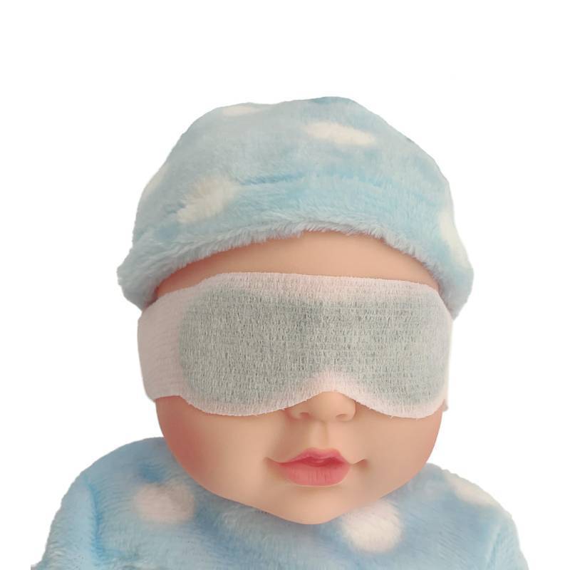 lot 14498 image: Baby Eye mask. Disposable Newborn Sleep Eye mask, Safety and Health, Newborn Special Sleep Shade - Retail $8